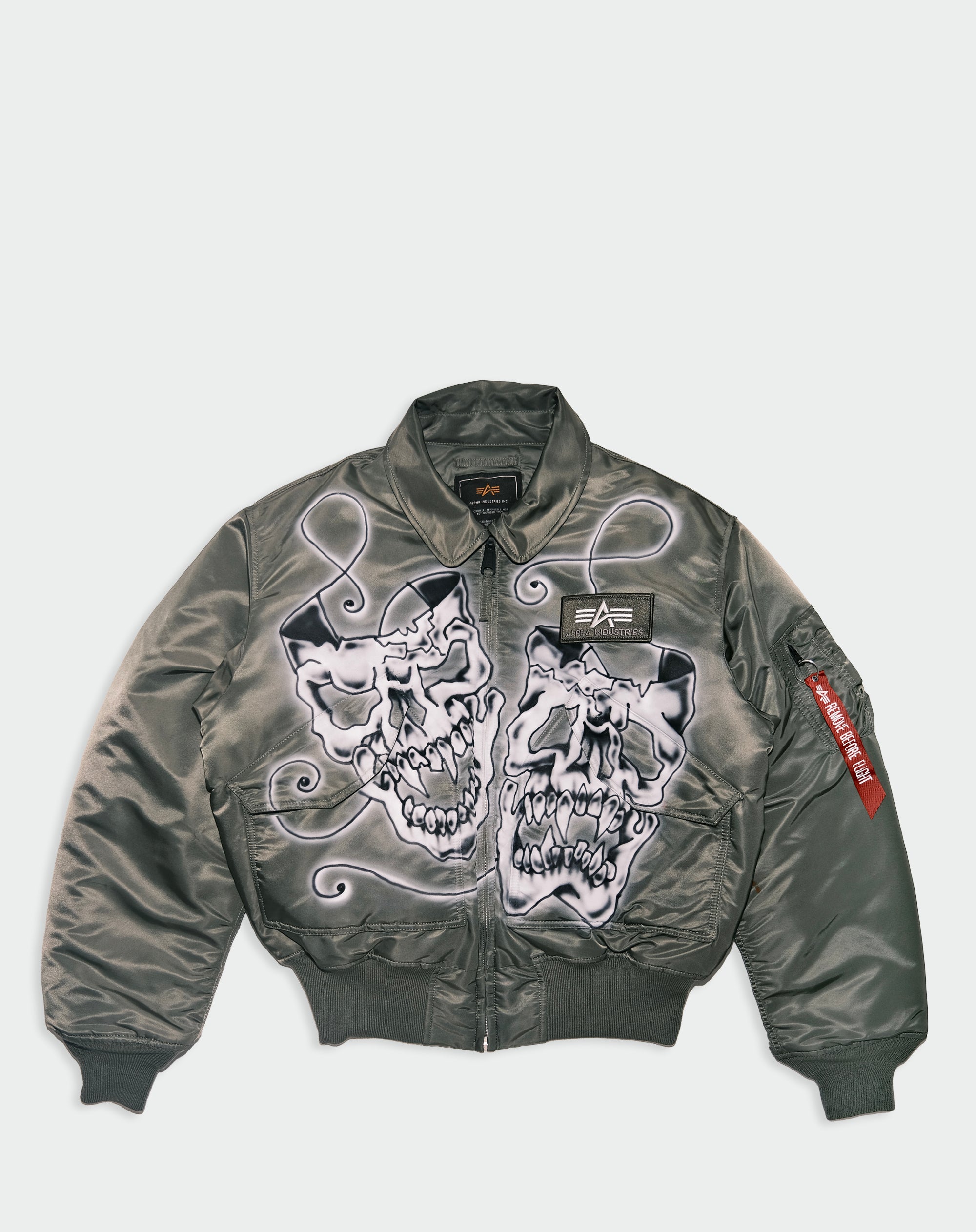 Life Is Unfair X Alpha Industries CWU 45 by Connor Stewart-Piper