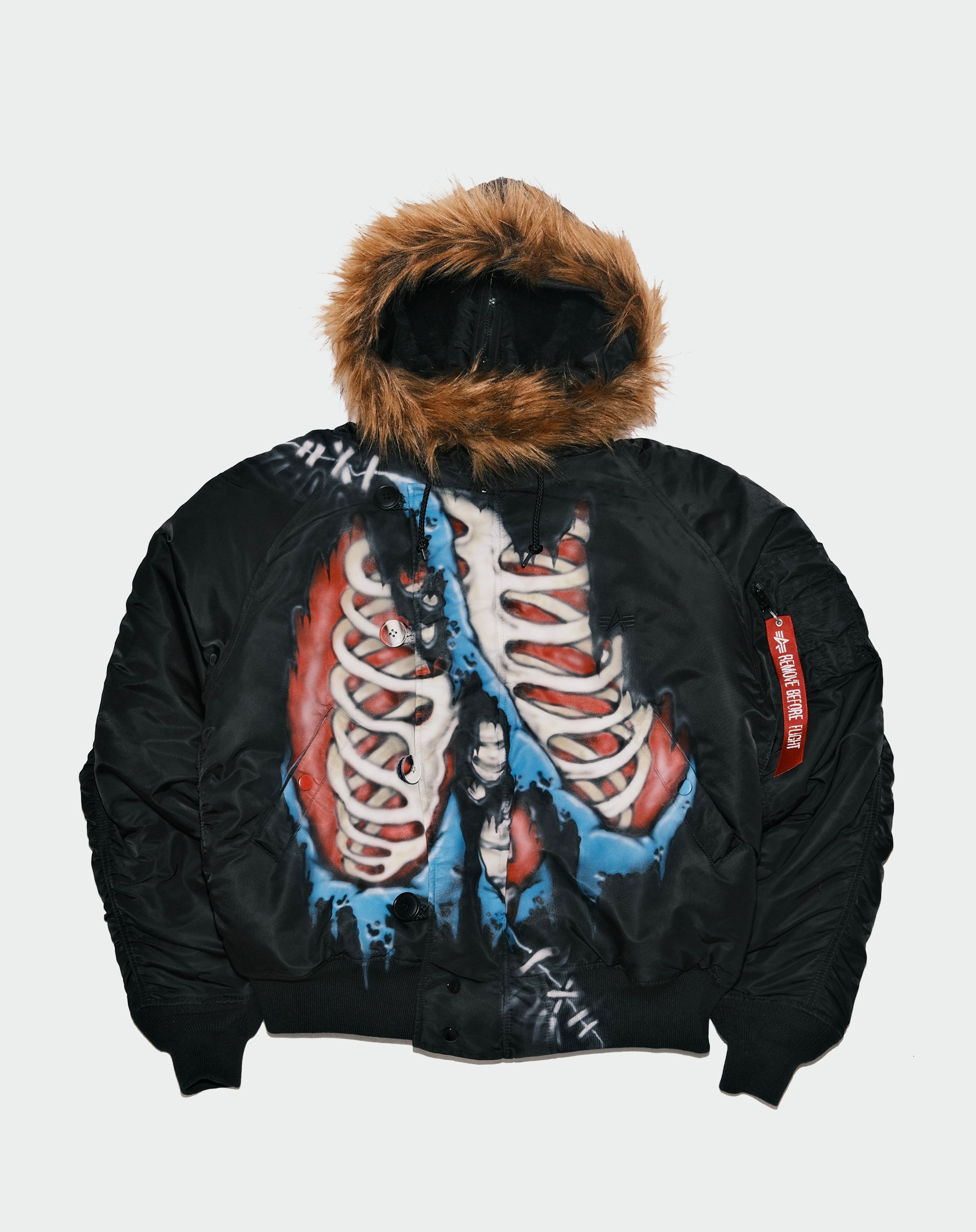Life Is Unfair X Alpha Industries N-2B by Connor Stewart-Piper