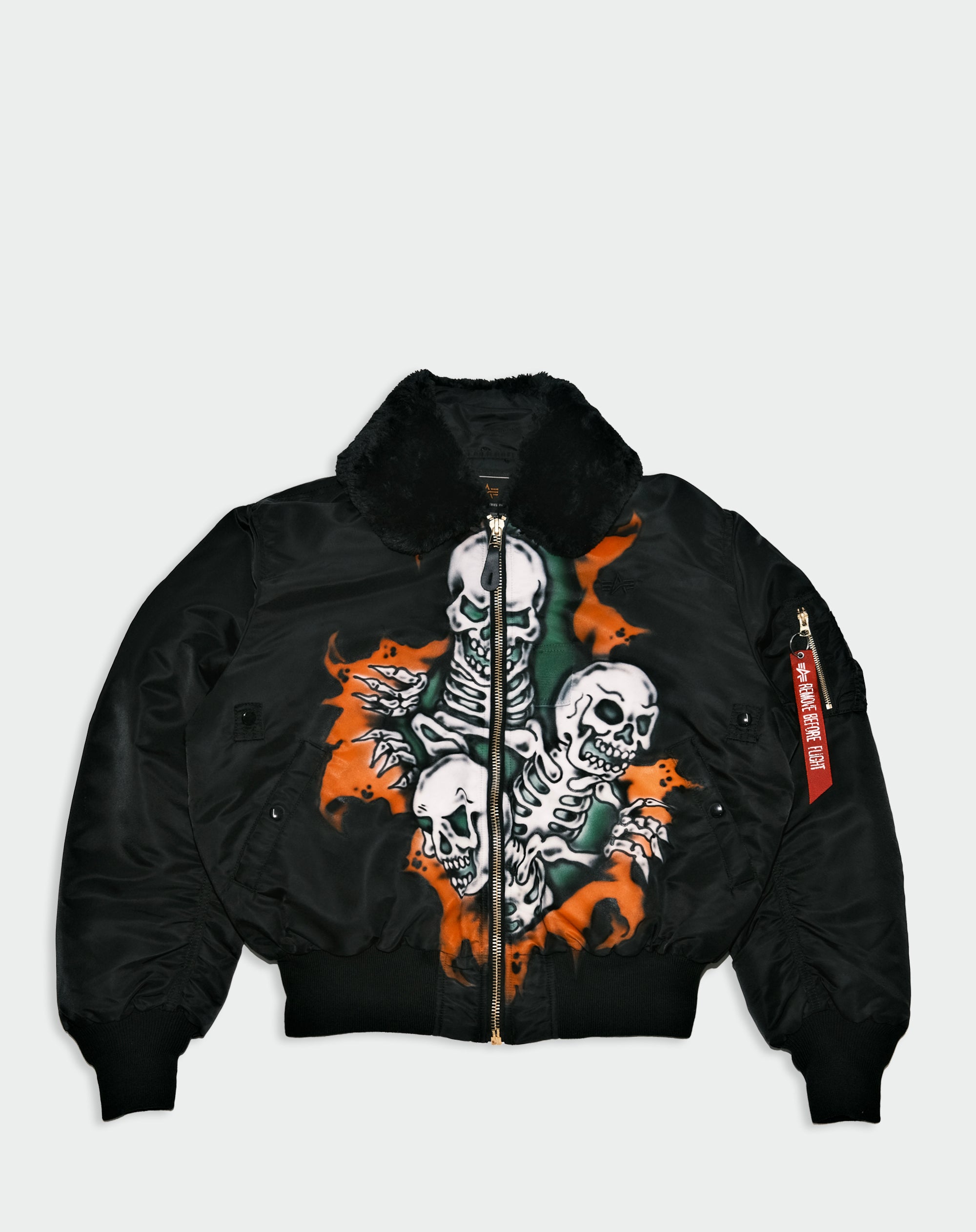 Life Is Unfair X Alpha Industries B-15 by Connor Stewart-Piper ju