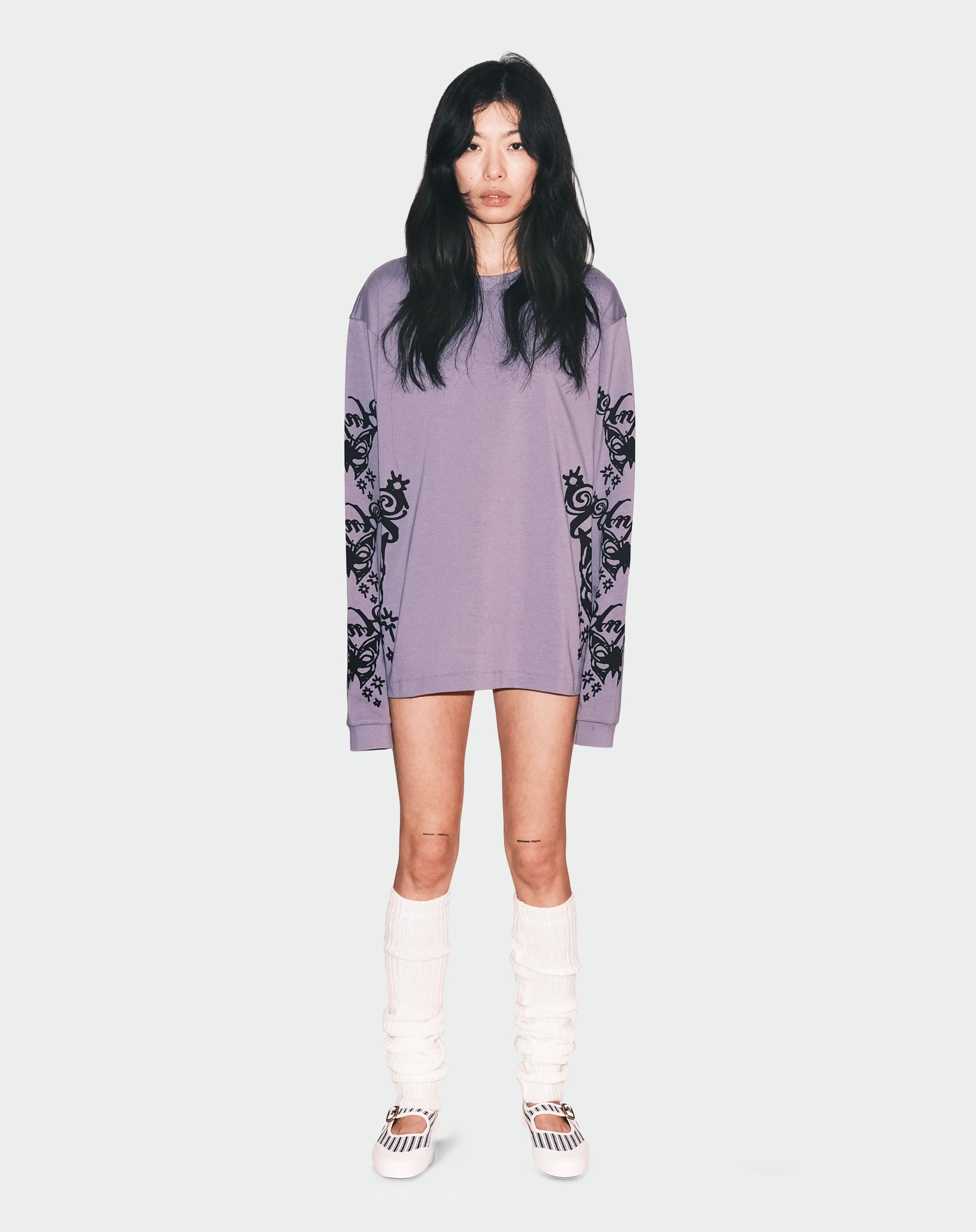 Nans Garden LS T-Shirt (Purple)