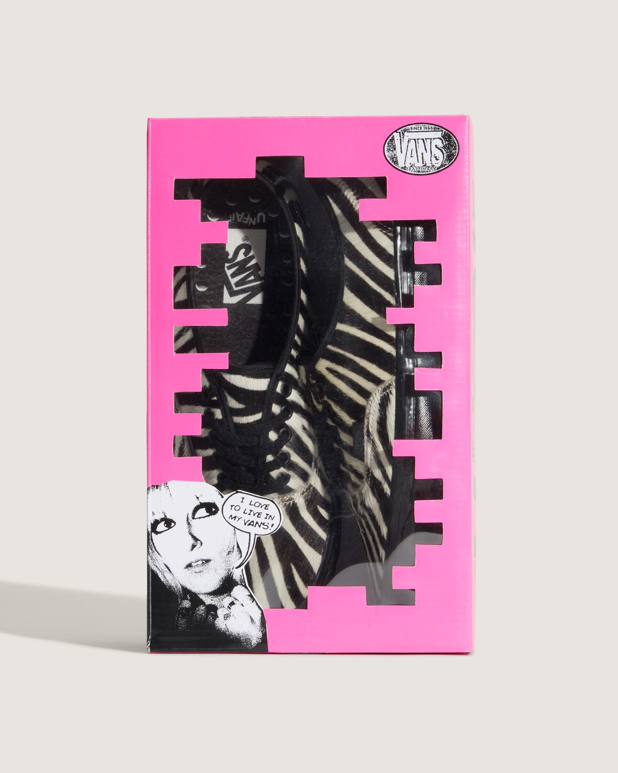 Life Is Unfair X Vans Authentic (Zebra)