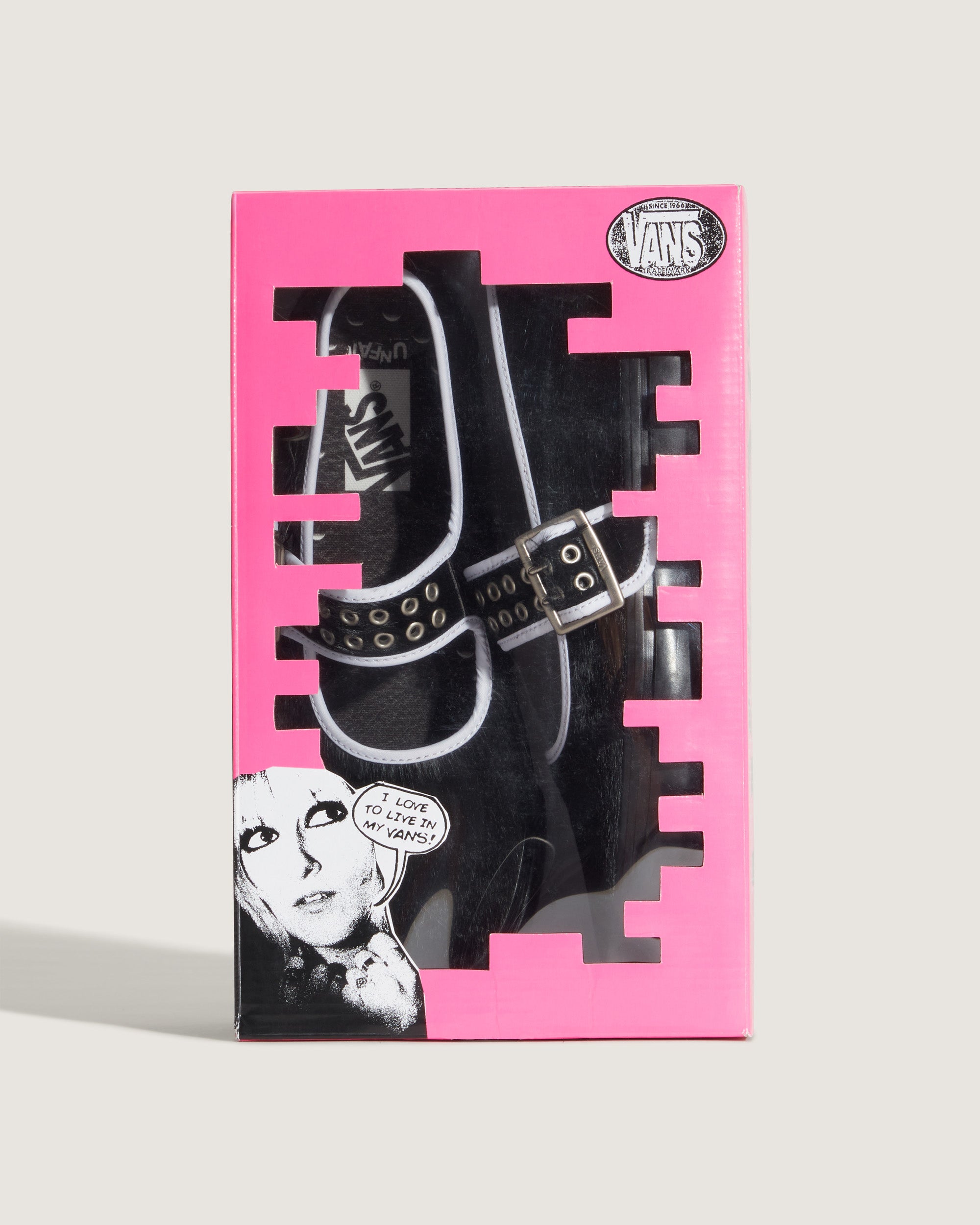 Life Is Unfair X Vans Mary Jane (Black/White)