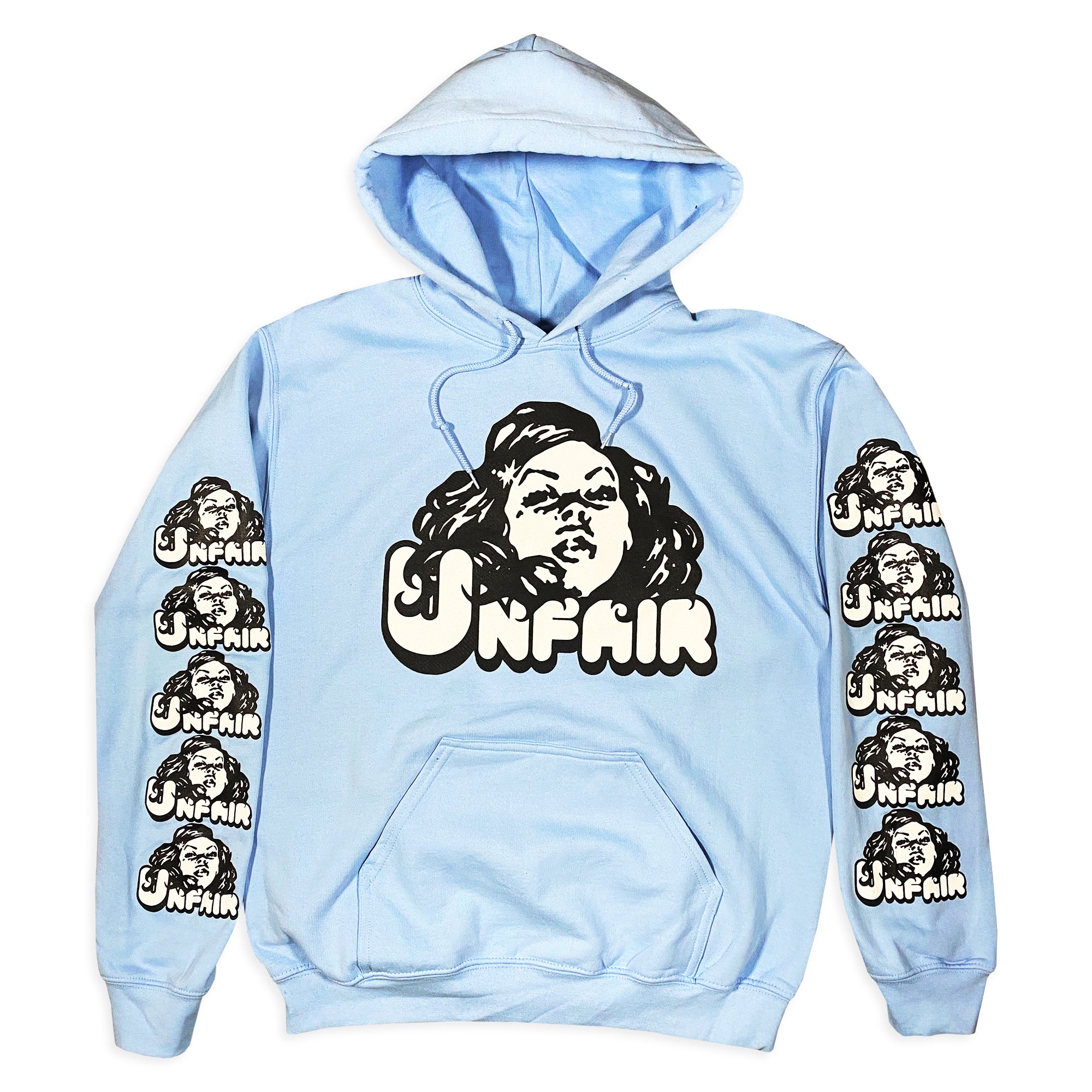 OUTLINE HOODIE (BABY BLUE)