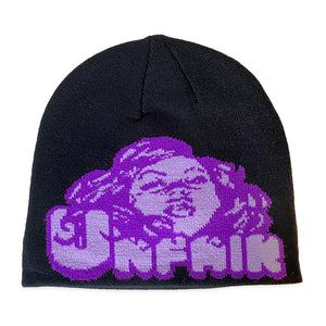 OUTLINE BEANIE (BLACK)